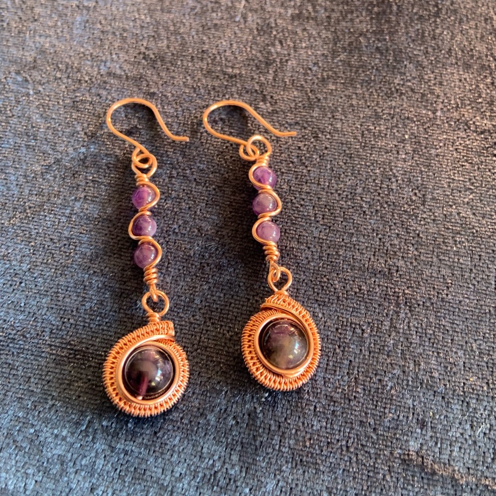 Handmade wire wrapped jewelry